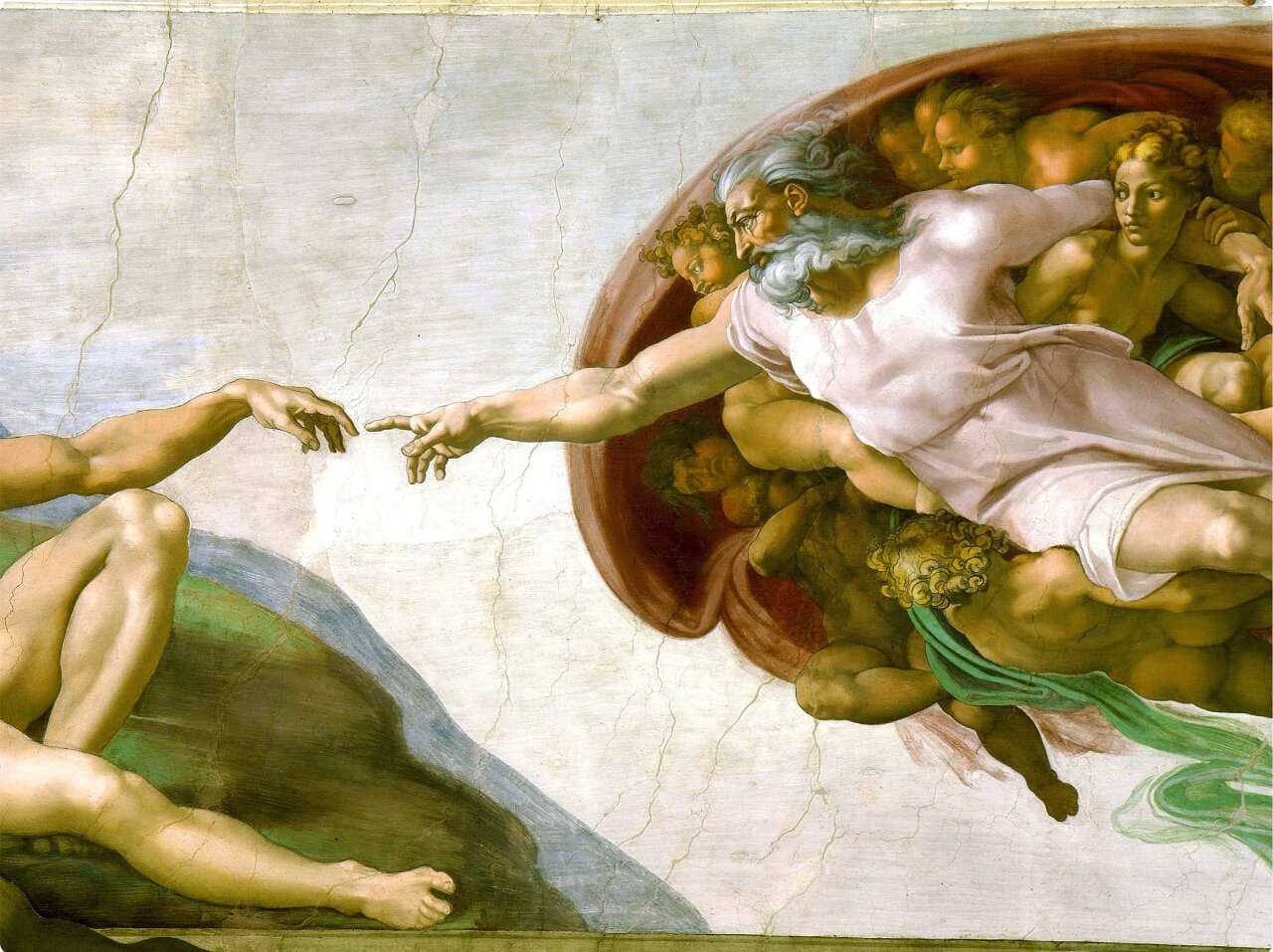 每日名画赏析no.2——《创造亚当