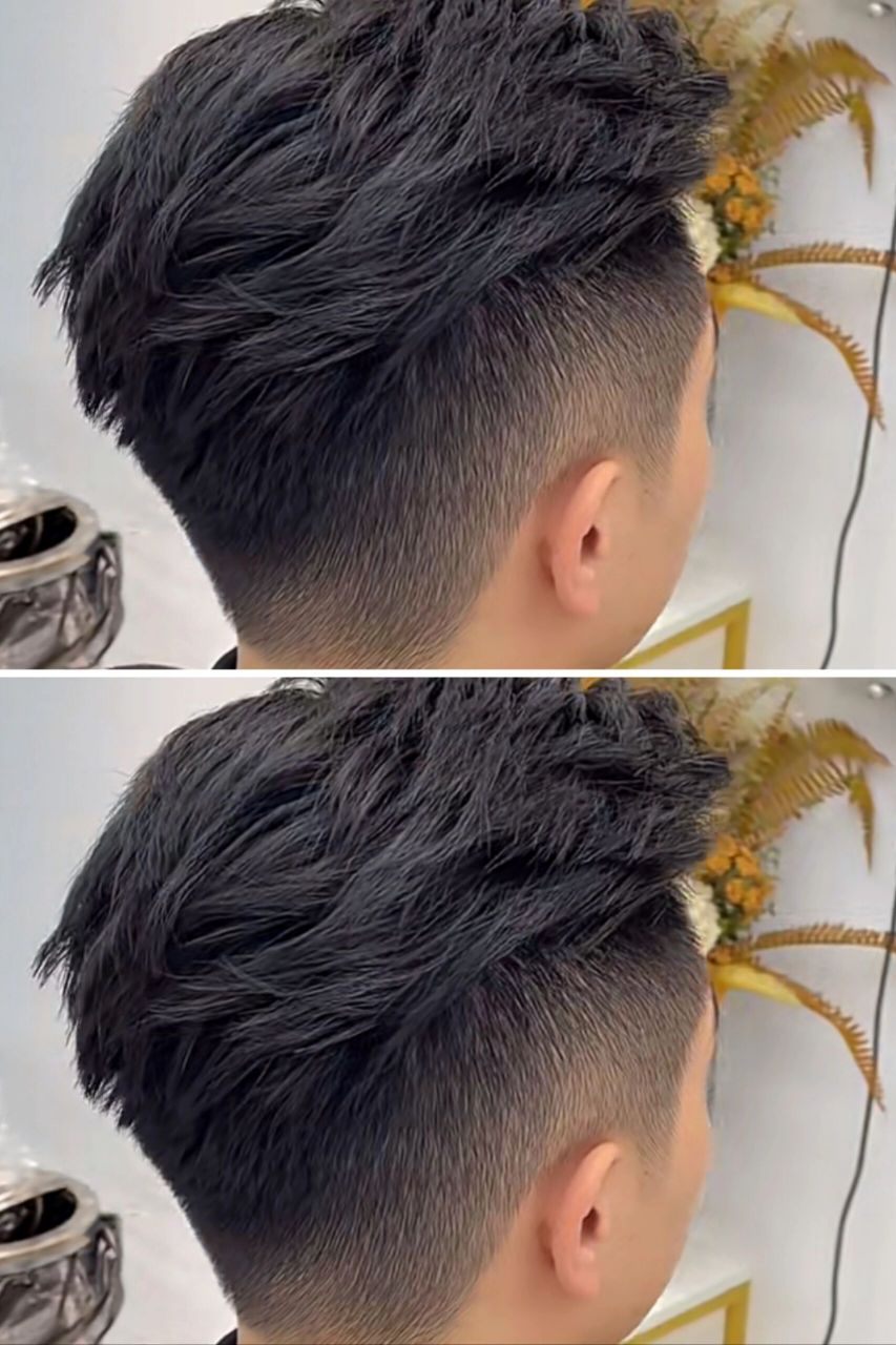 男生发型|痞帅港风侧背|免烫 90快让你的男朋友剪这种发型嘎嘎帅
