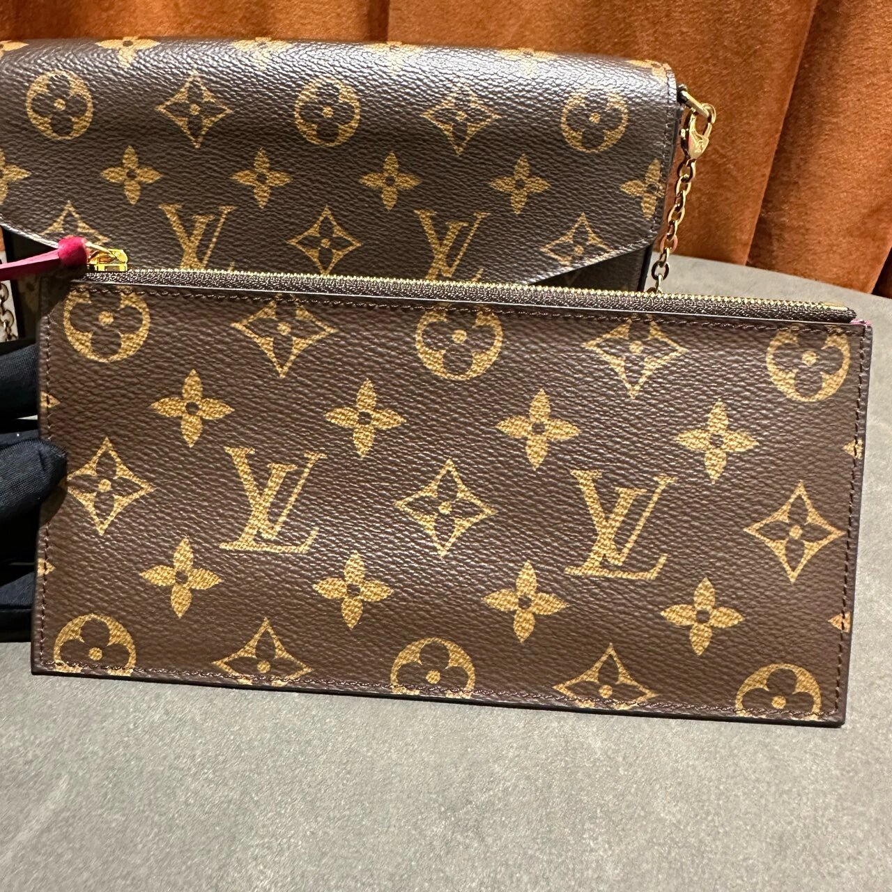 lv路易威登 三合一特价6500 lv02路易威登 老花三合一020219