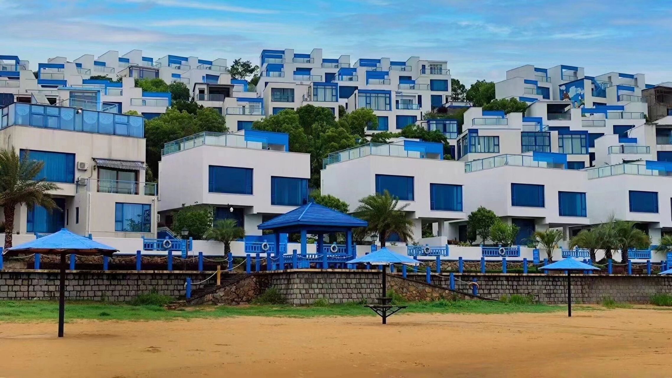 被问了n次的蓝白小镇!在舟山秀山岛9215超美!