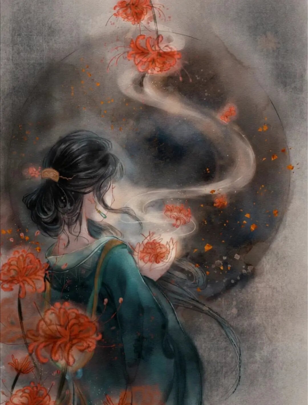 自创人物之一一彼岸花