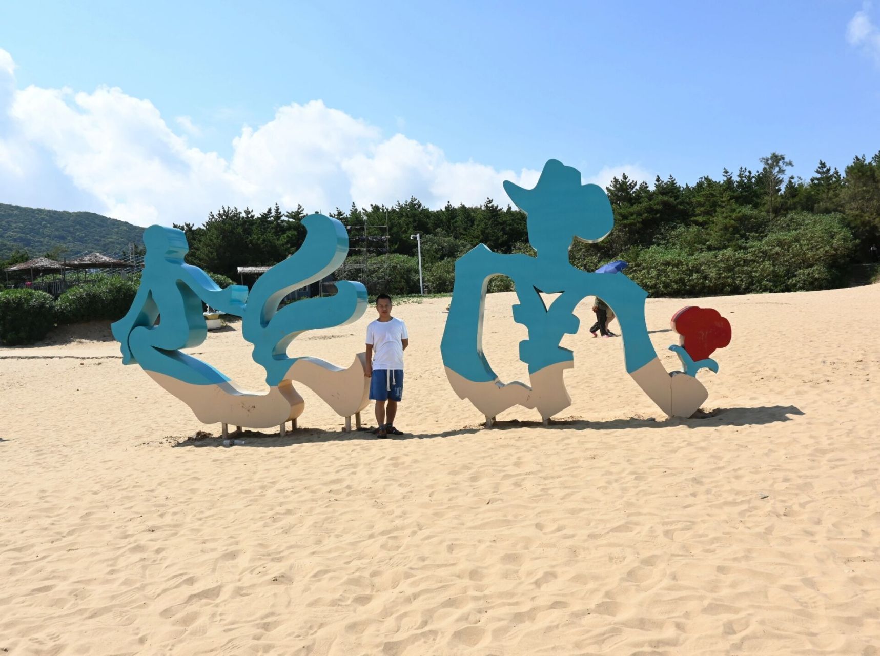 《朱家尖南沙》 位置:舟山市普陀区朱家尖南沙景区.