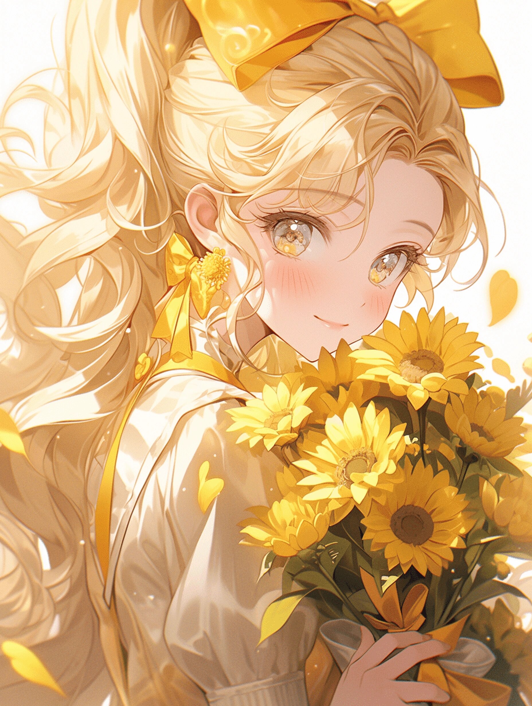 动漫女头丨向日葵