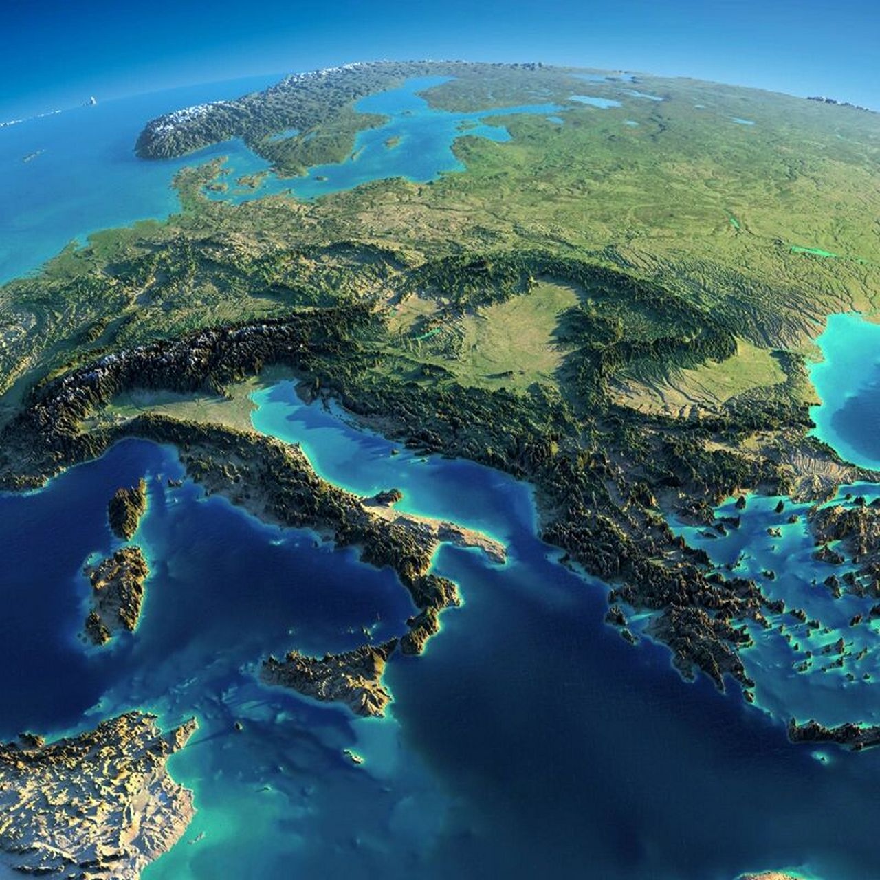 素材|卫星地图高清,含全世界各大洲 #素材分享 卫星地图高清,含全世界