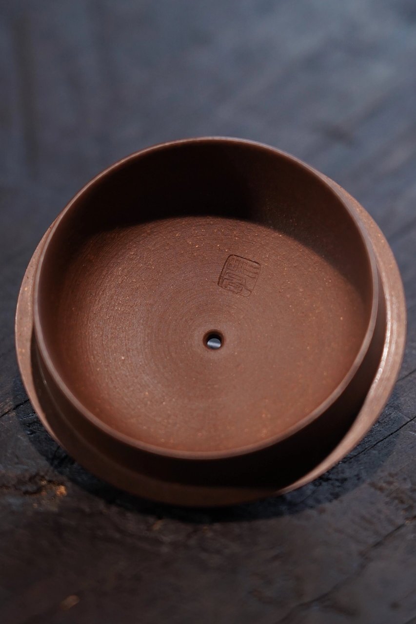 紫砂壶推荐——矮石瓢 【风音堂】实力派吴界明老师作品 矮石瓢 容量