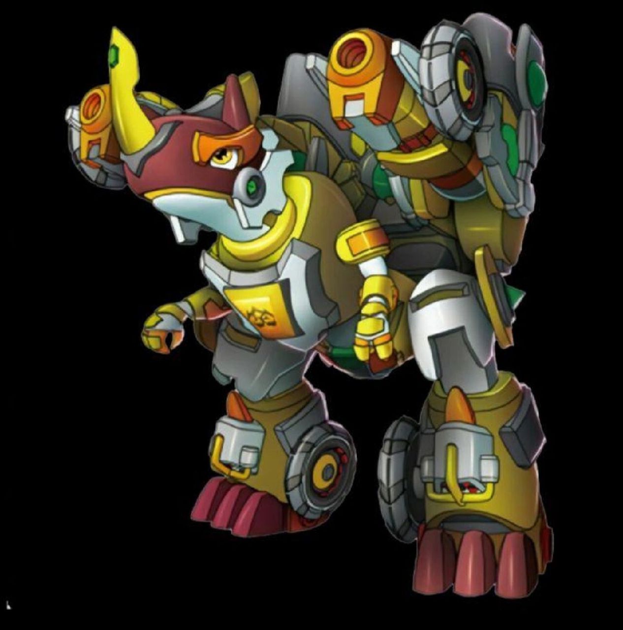 斗龙战士3各宝贝龙变形形态2    各星象能量达到40%的变形形态之一 火