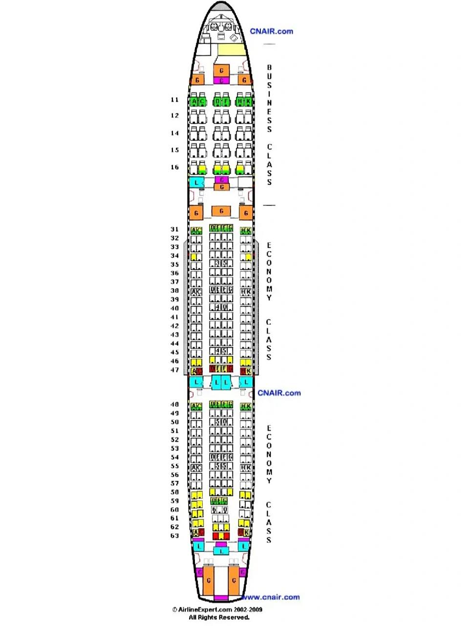 国际航班空客330值机什么位置比较舒适?