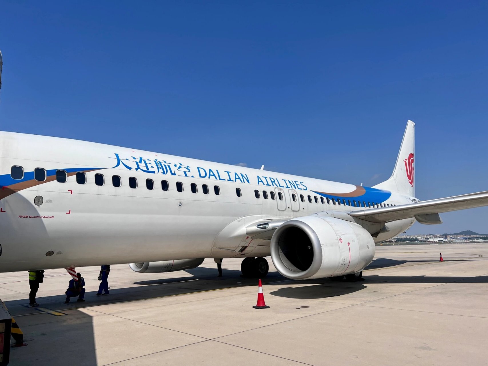 大连航空b737-800|飞行体验 7615本次飞行体验是从大连周水子飞往