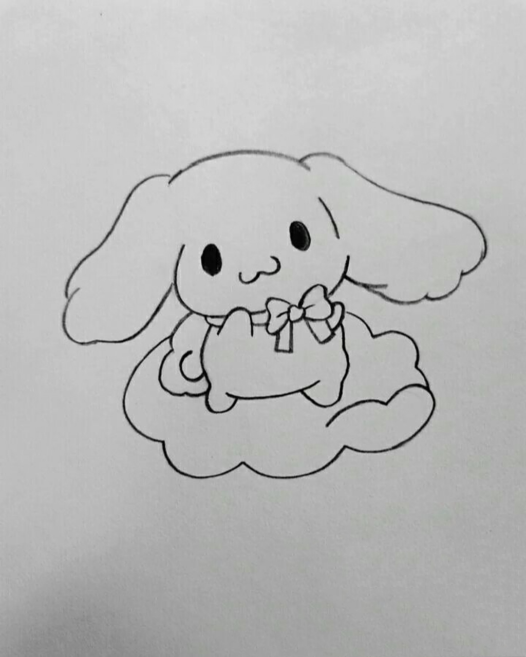 玉桂兔的简笔画来了哦.