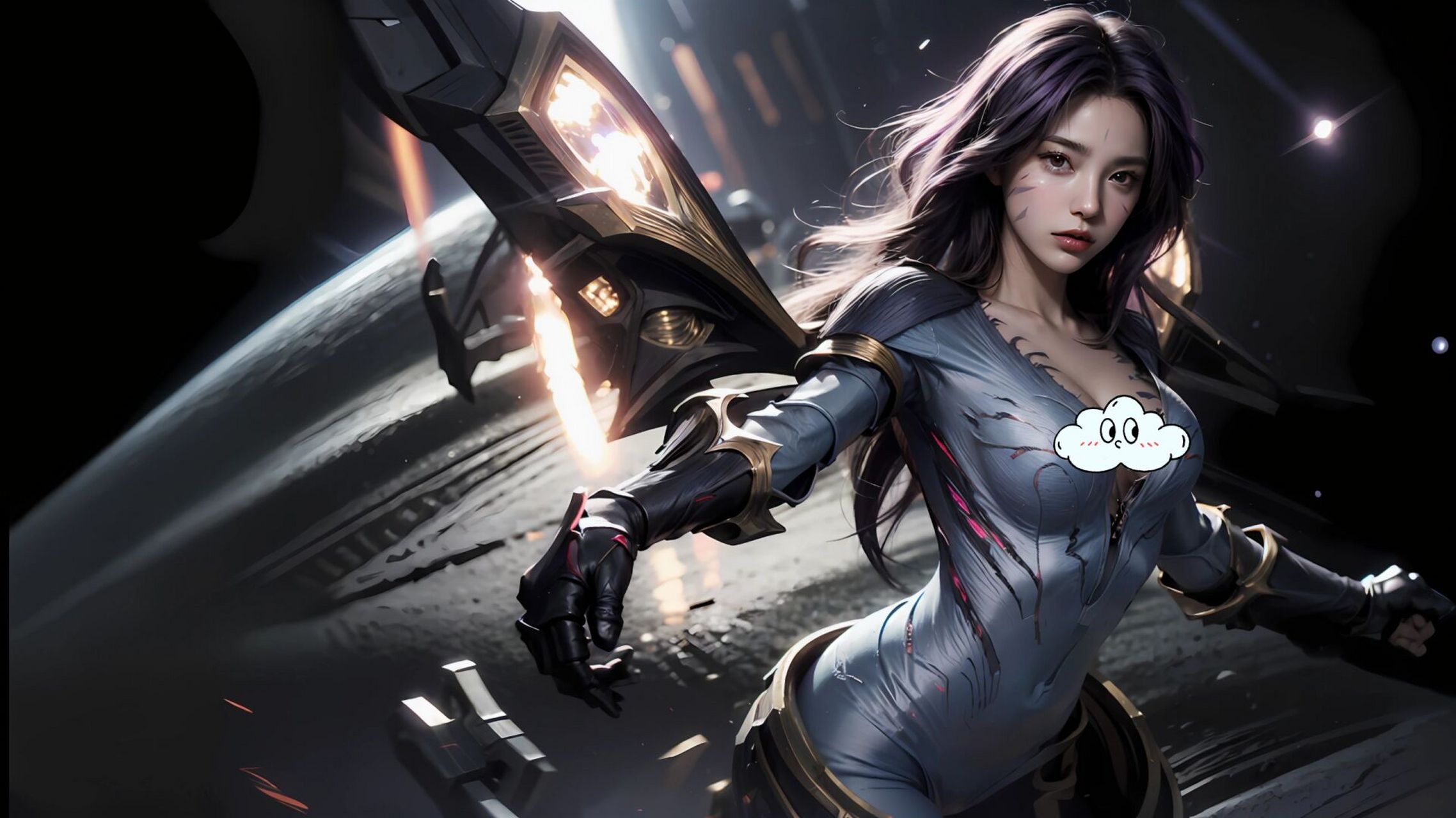 lol 卡莎 4k电脑壁纸 第三弹 卡莎4k横屏壁纸第三弹来啦!