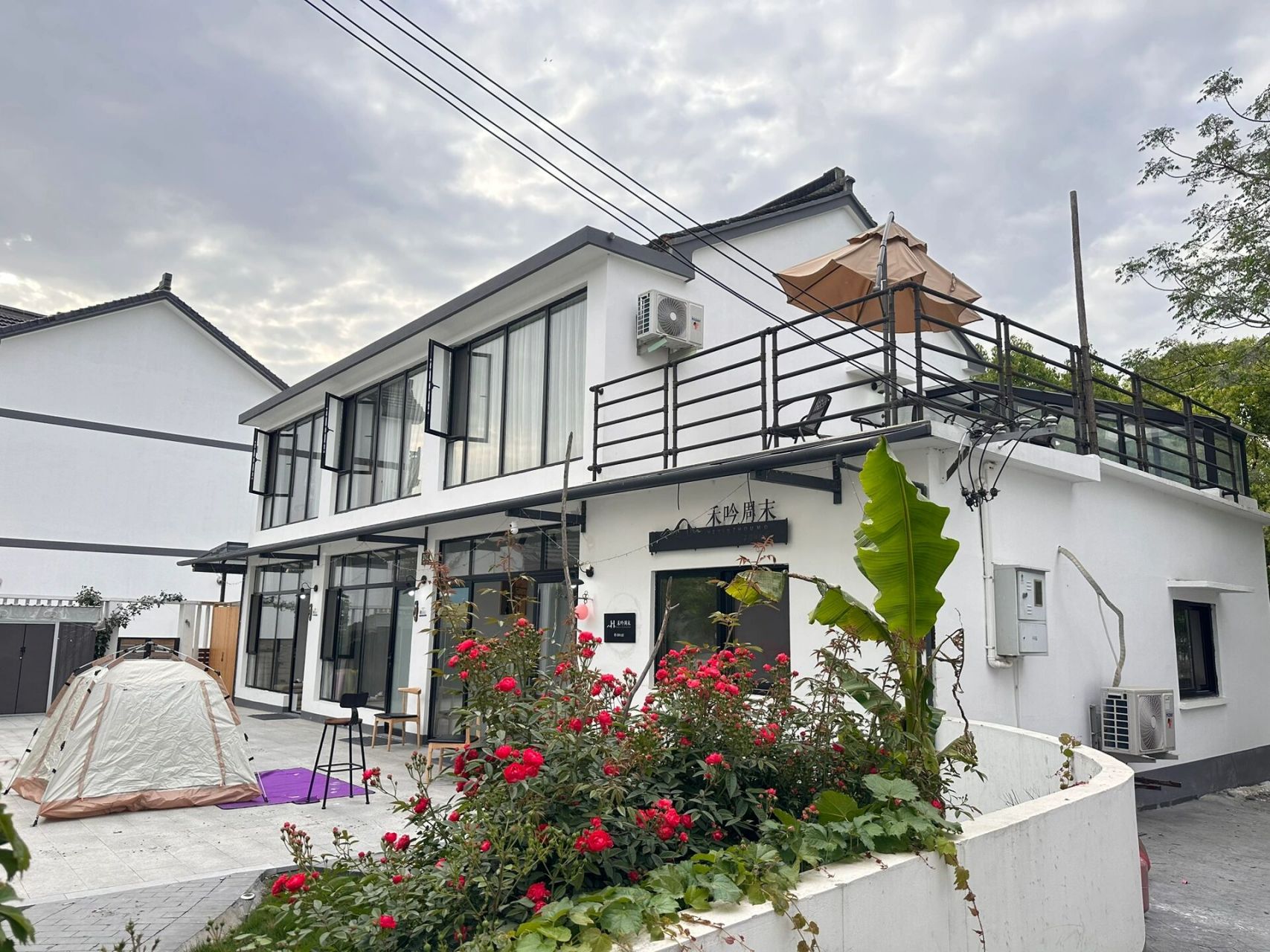 上海青浦郊游之岑卜村 喜欢这种没有过度开发的原始村庄,人不多很安静