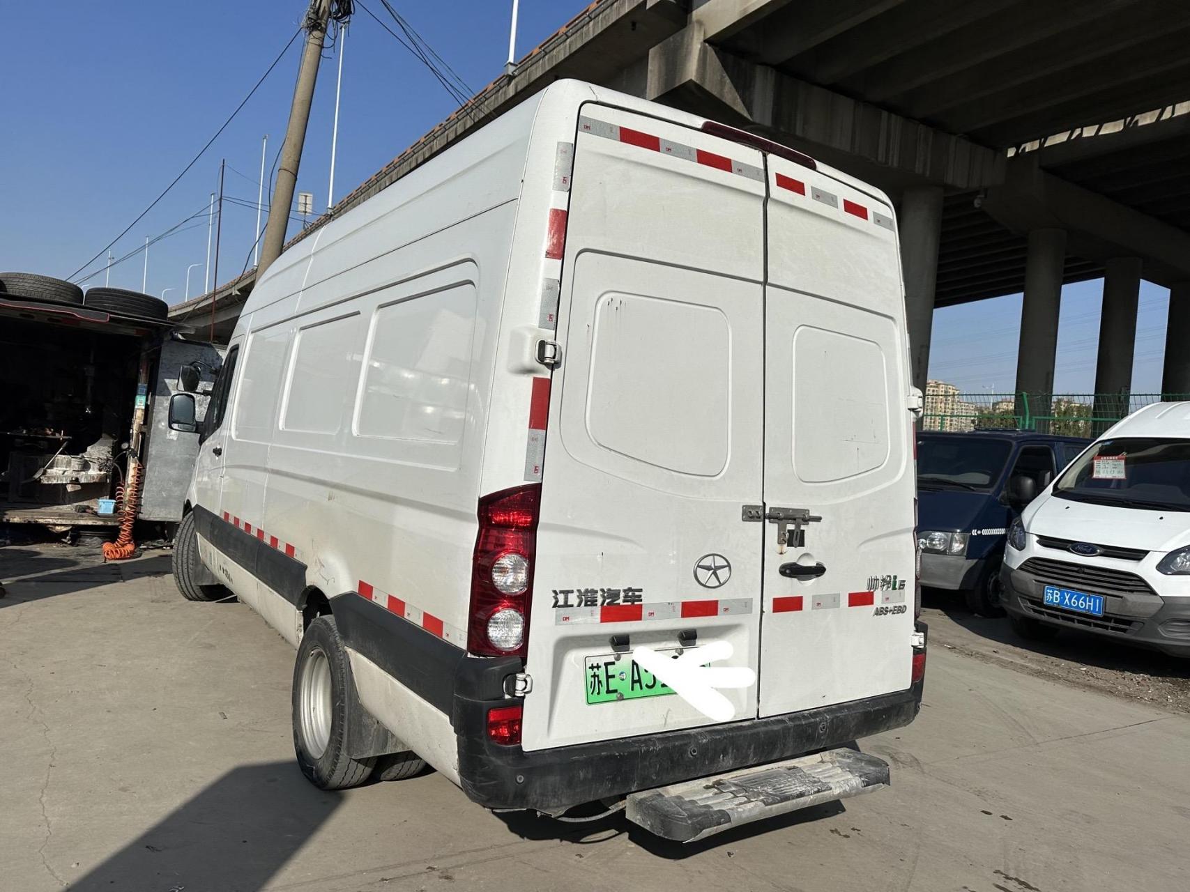 2021年江淮星锐高顶加长后双轮,纯电动面包车货运,一手车,0首付低出10