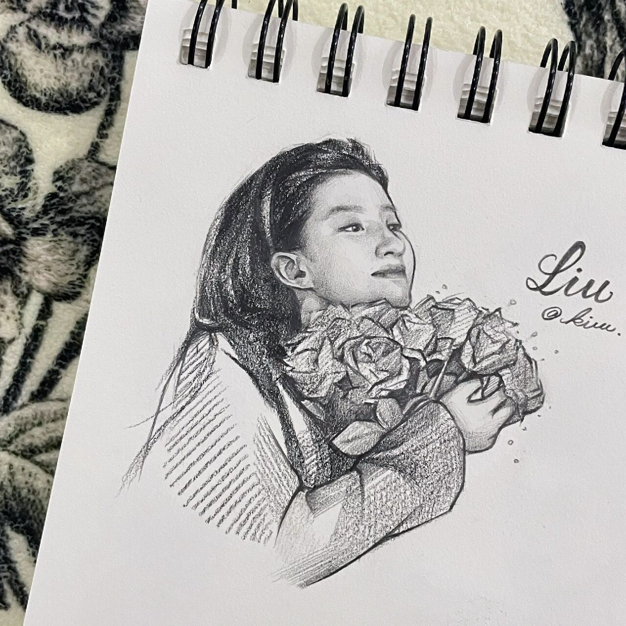 手绘头像|刘亦菲 711461616161616161313436