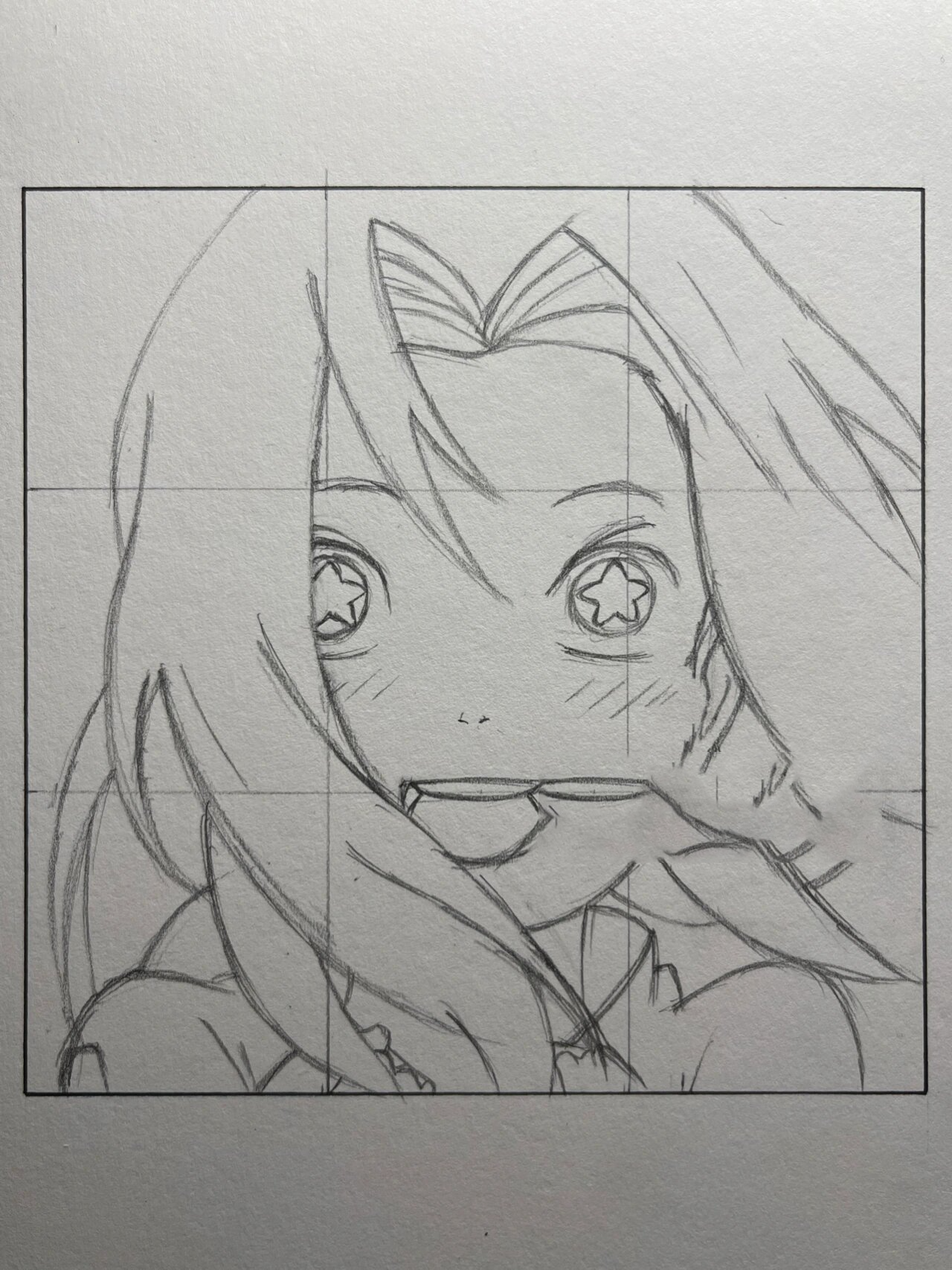 手绘|火影忍者·小樱94 上色过程