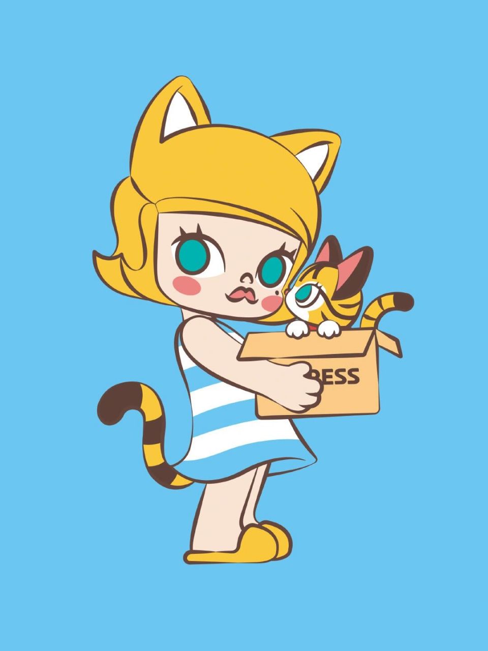 泡泡玛特molly壁纸 还蛮好看的 #泡泡玛特