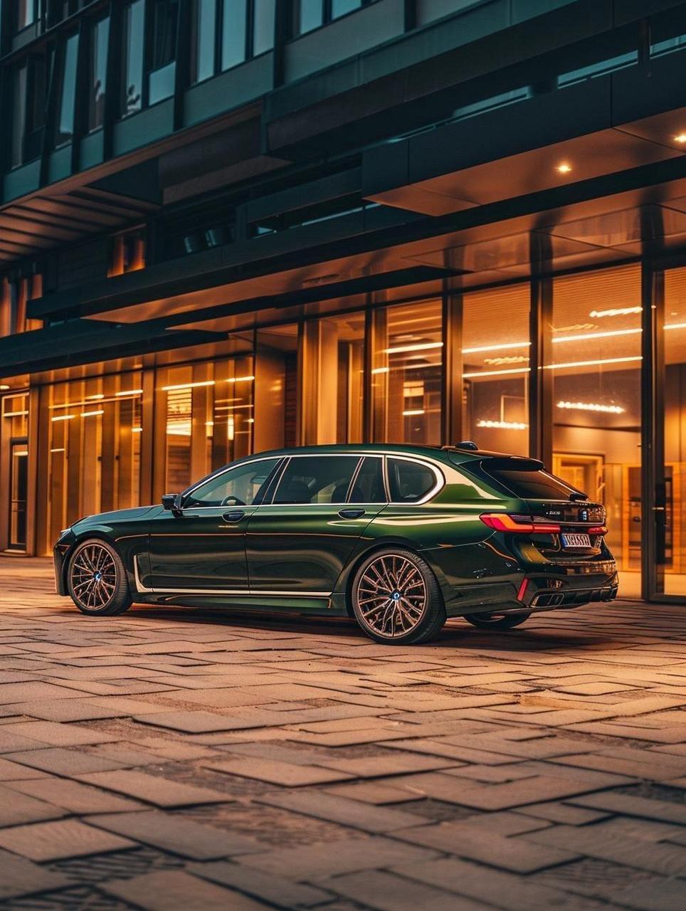 2025款宝马7系旅行版.汽车设计 猎装车