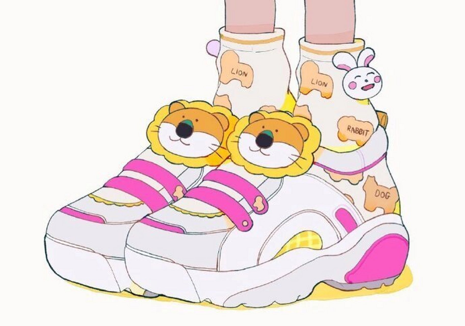 绘画素材|鞋子 卡通鞋子