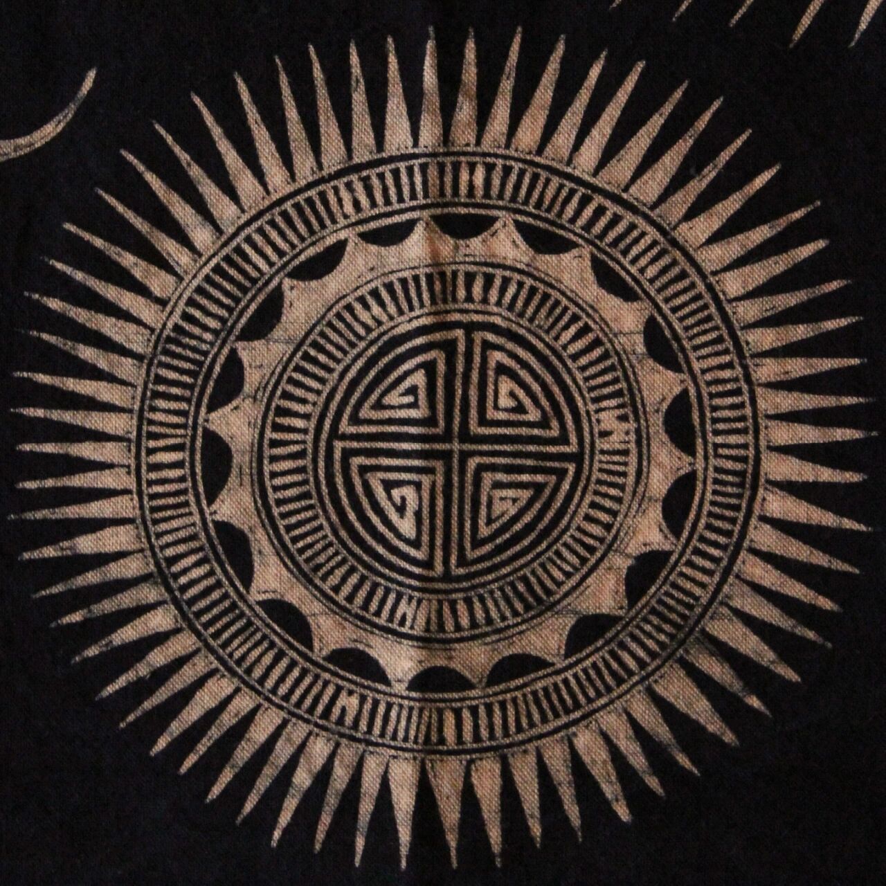 🔵蜡染纹样⑥ | 铜鼓纹 | 太阳纹 🔖铜鼓纹 太阳纹 · 🔹铜鼓纹