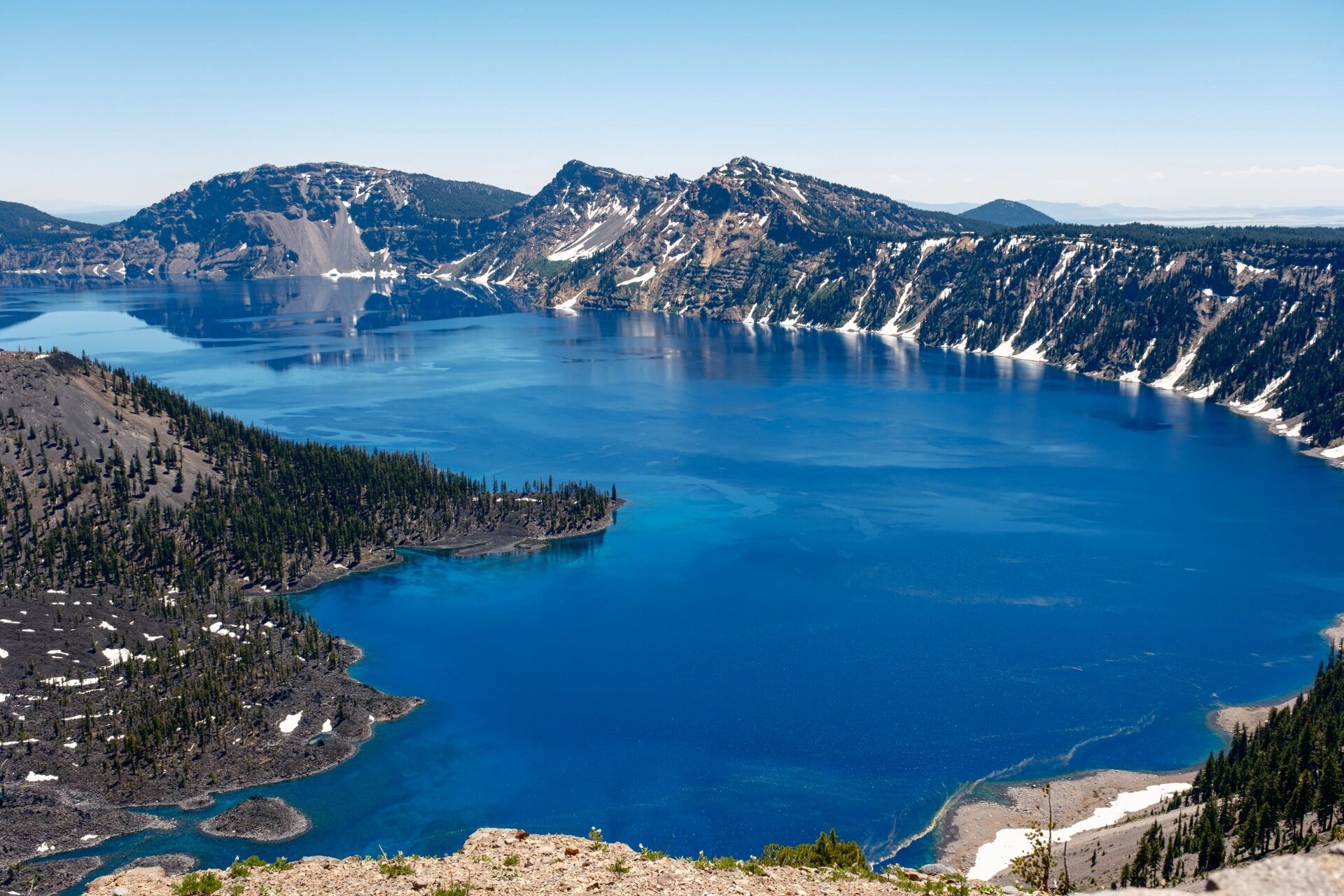 lake 火山口湖 趁着7月初打卡oregon海岸线,顺路到访火山口湖国家公园