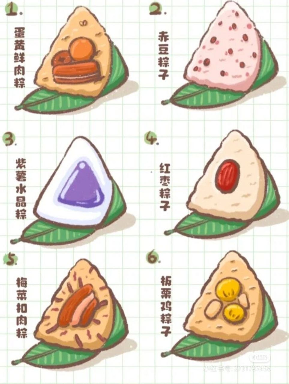 粽子简笔画 端午节要到了,你们都吃粽子了吗?