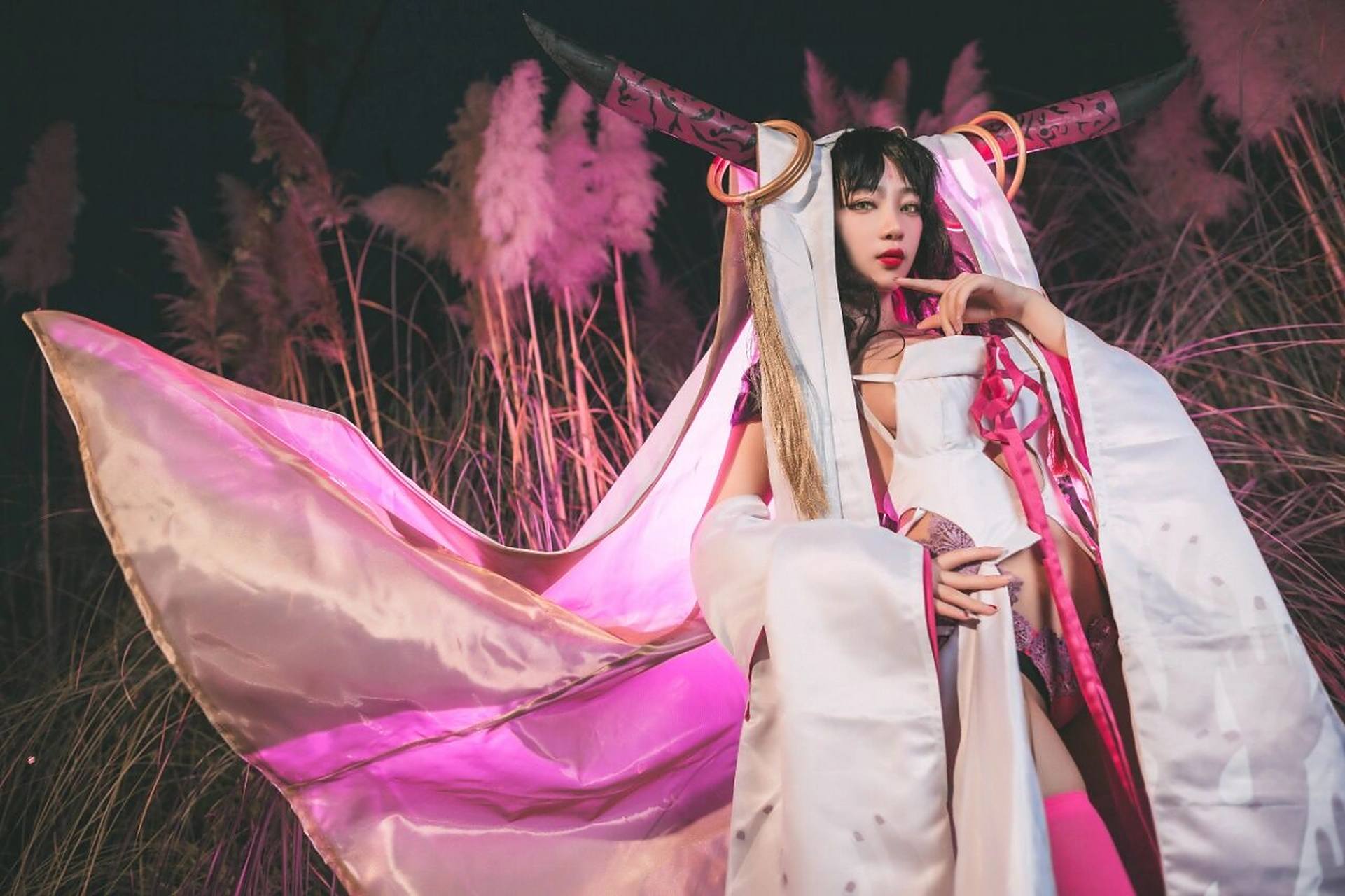 fgo杀生院祈荒cos预告   	 你就是我的御主吗