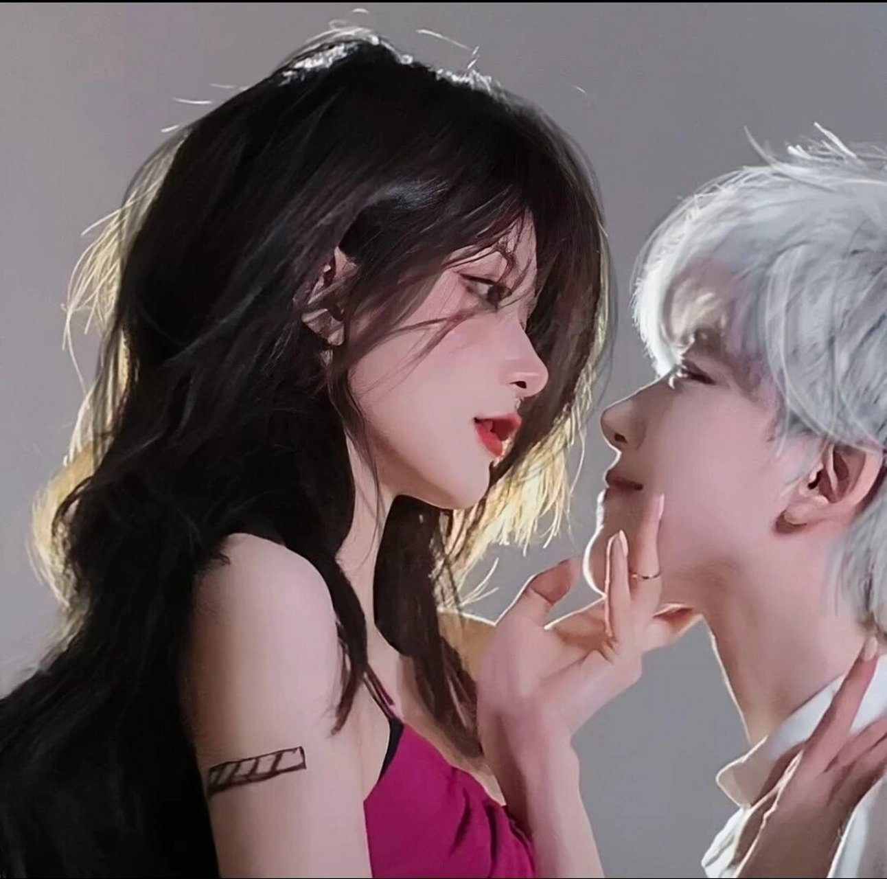 酷拽酷拽的超甜宠情头 #情侣头像