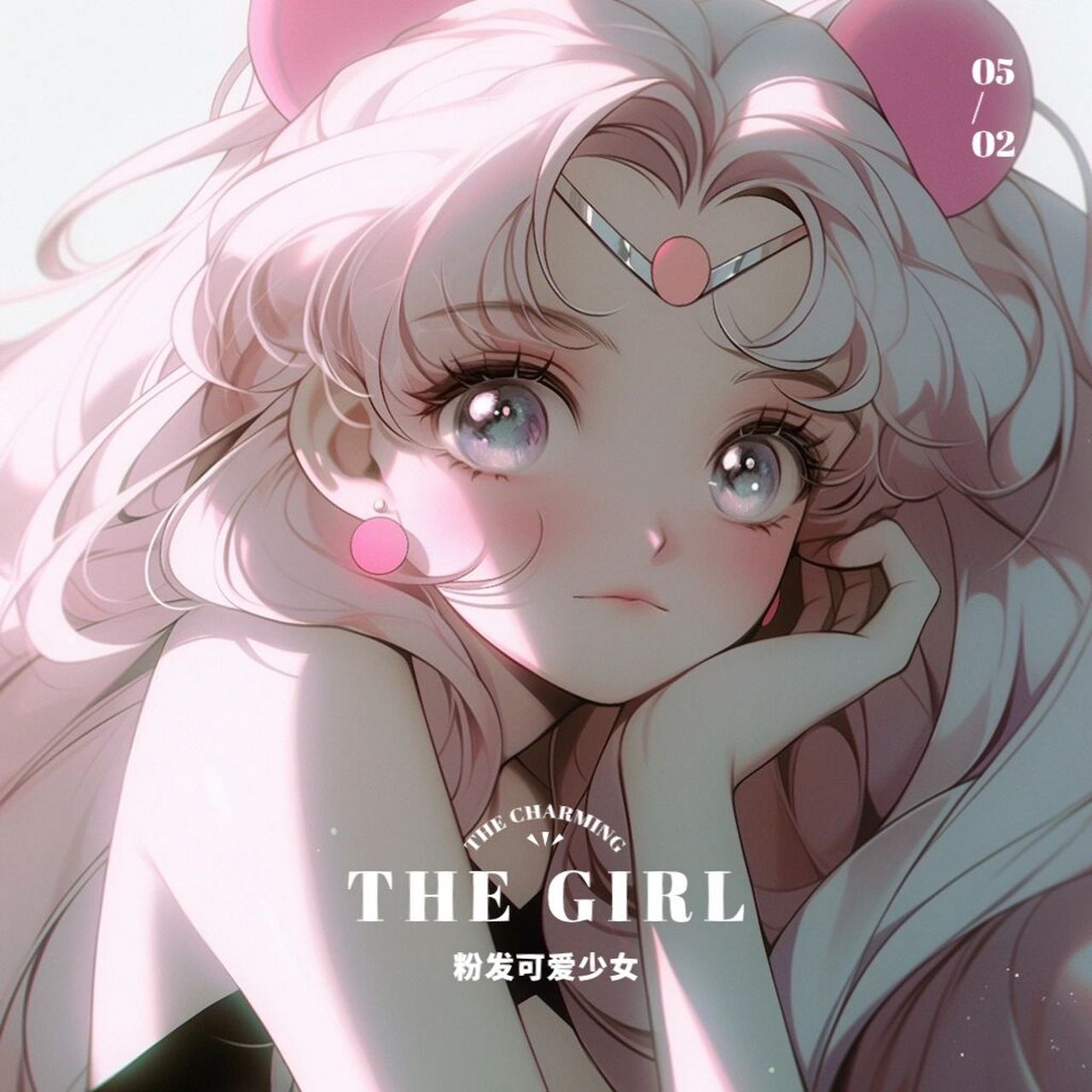 头像|可爱的粉发少女 粉粉嫩嫩 细腻的光影 太可爱啦