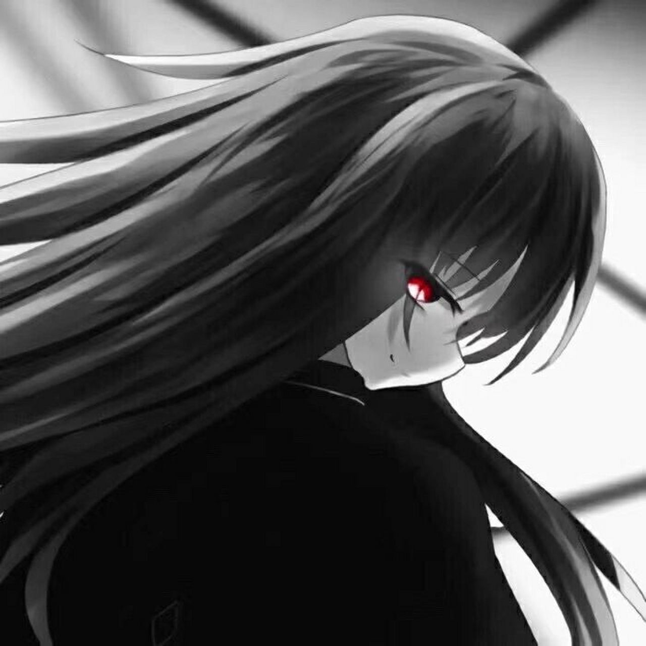 黑暗系女生头像(1)