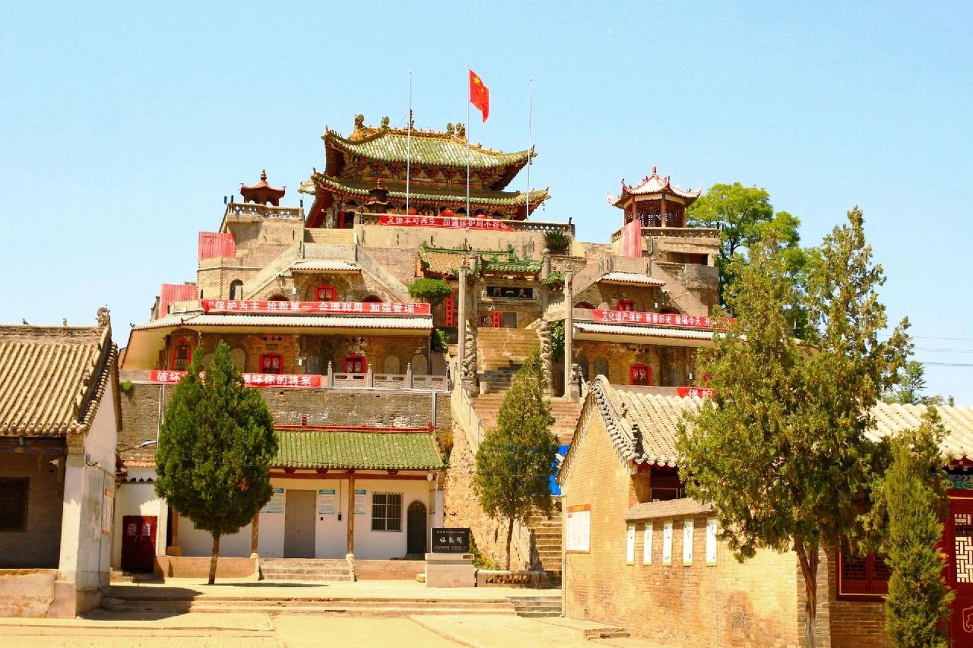 福昌阁,洛阳市宜阳县. 道教建筑,藏在村子里不出名.