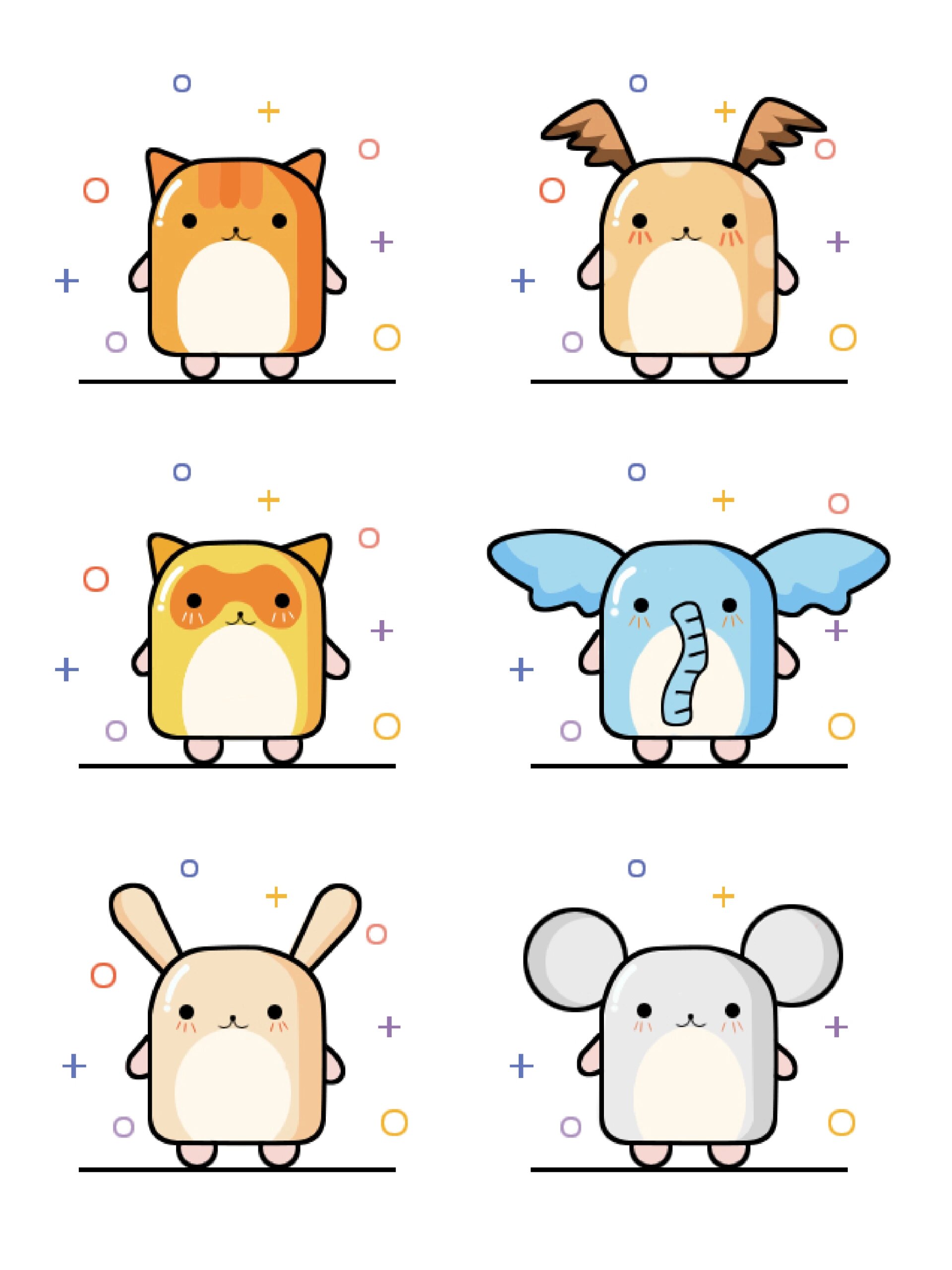 可爱的手绘儿童简笔画