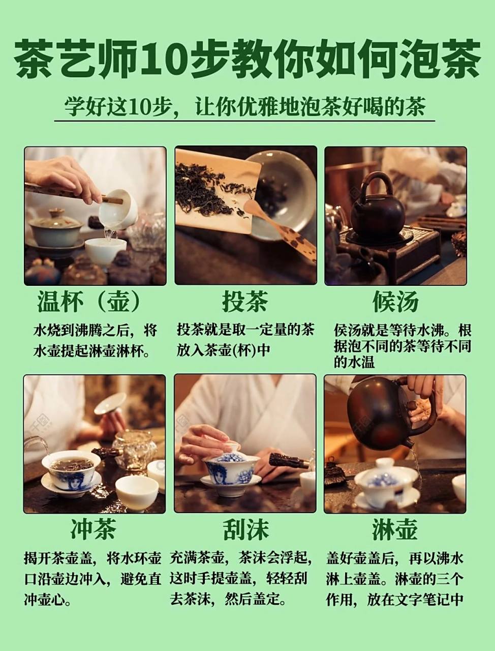 泡茶步骤98茶艺师教你10步优雅地泡一壶好 爱喝茶的人更加需要知道