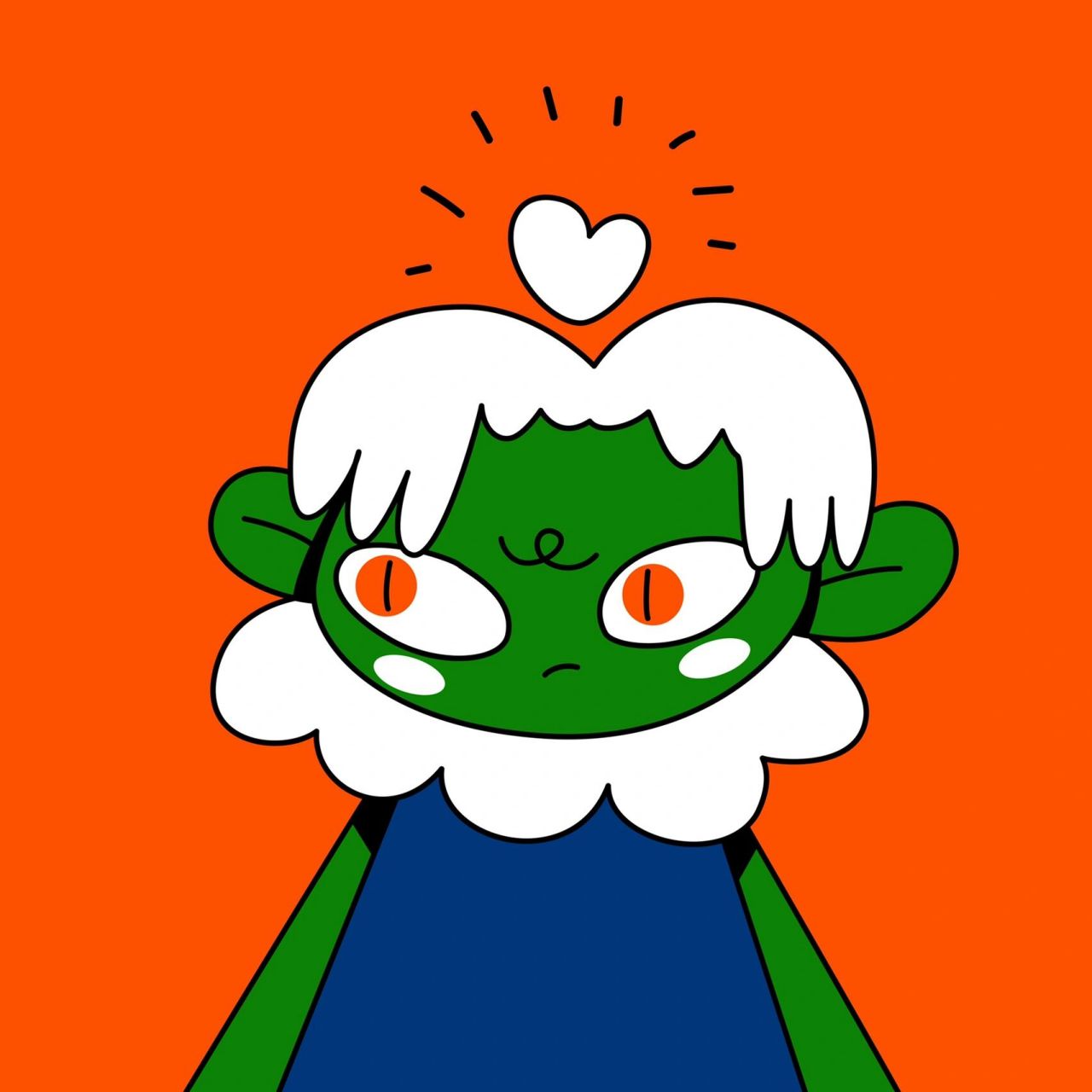 数字艺术头像 咿呀