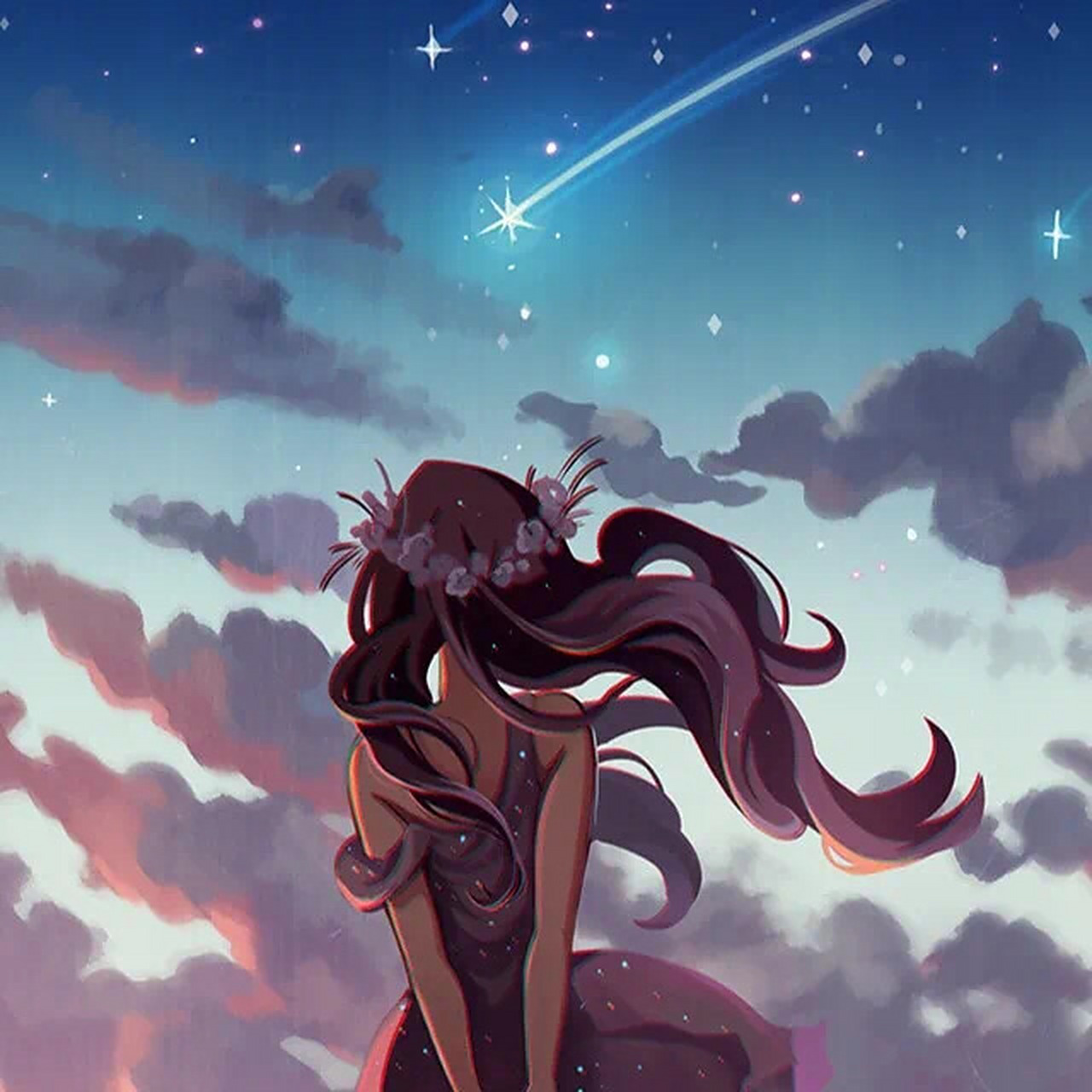 女生头像|好看的背影女生动漫头像唯美94 提供一组高清女生动漫头像