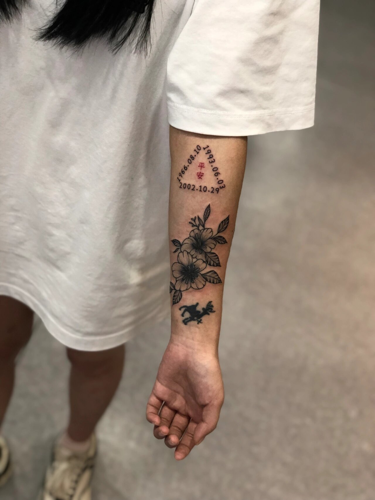 素花纹身 #小臂纹身