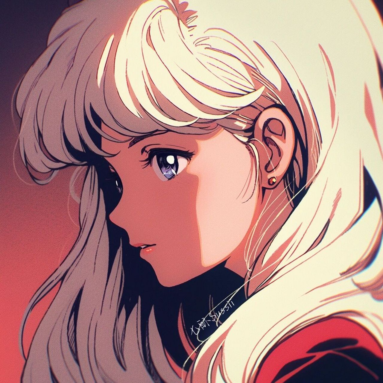 旧漫头像 | 金发御姐           world 绘图