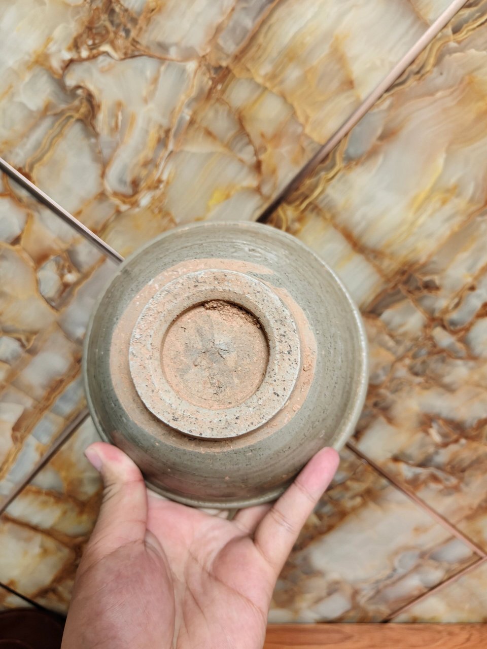 明龙泉,玻璃釉龙泉大口碗一对,288包07 明代龙泉已经是龙泉窑的绝唱