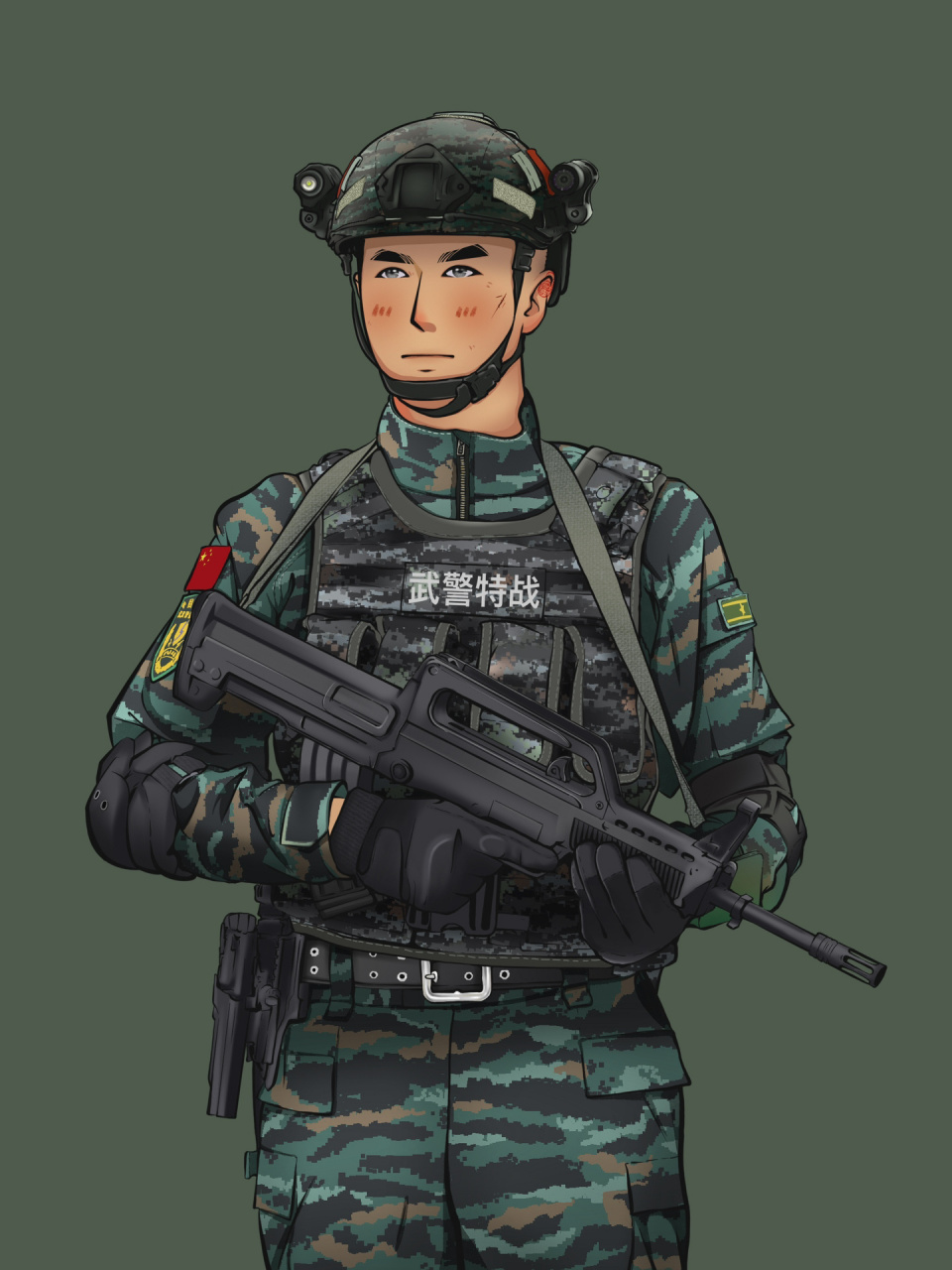 盘点那些画过的武警