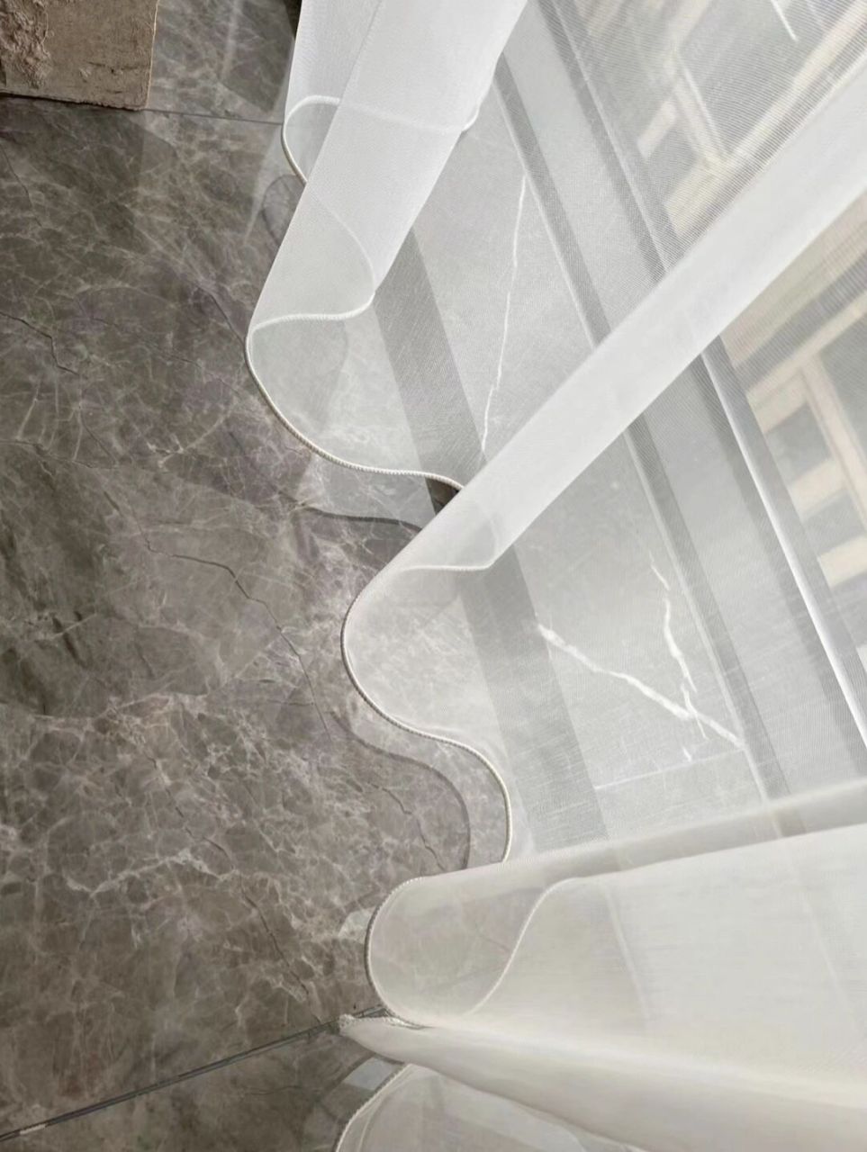 自然,飘逸,随意的窗纱,铅线手边工艺 还是第一次看