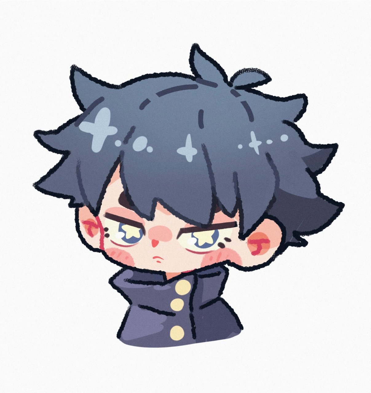 q版头像 咒术回战 快来跟我一起画可爱头像吧