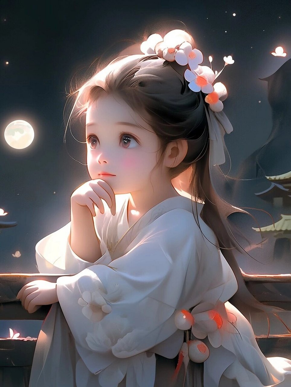 可爱头像丨古风萌娃小女孩愿你元气满满