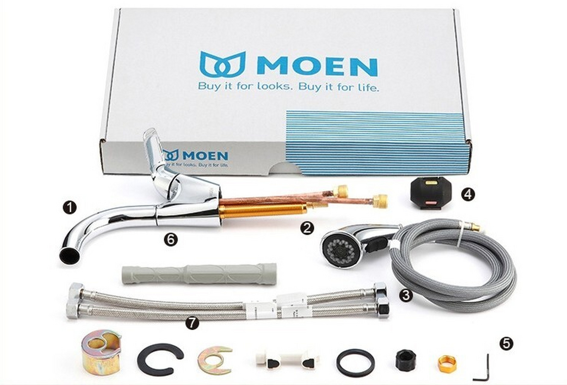 摩恩水龙头拆卸图解 摩恩水龙头,是市面上比较受欢迎的水龙头品牌之一