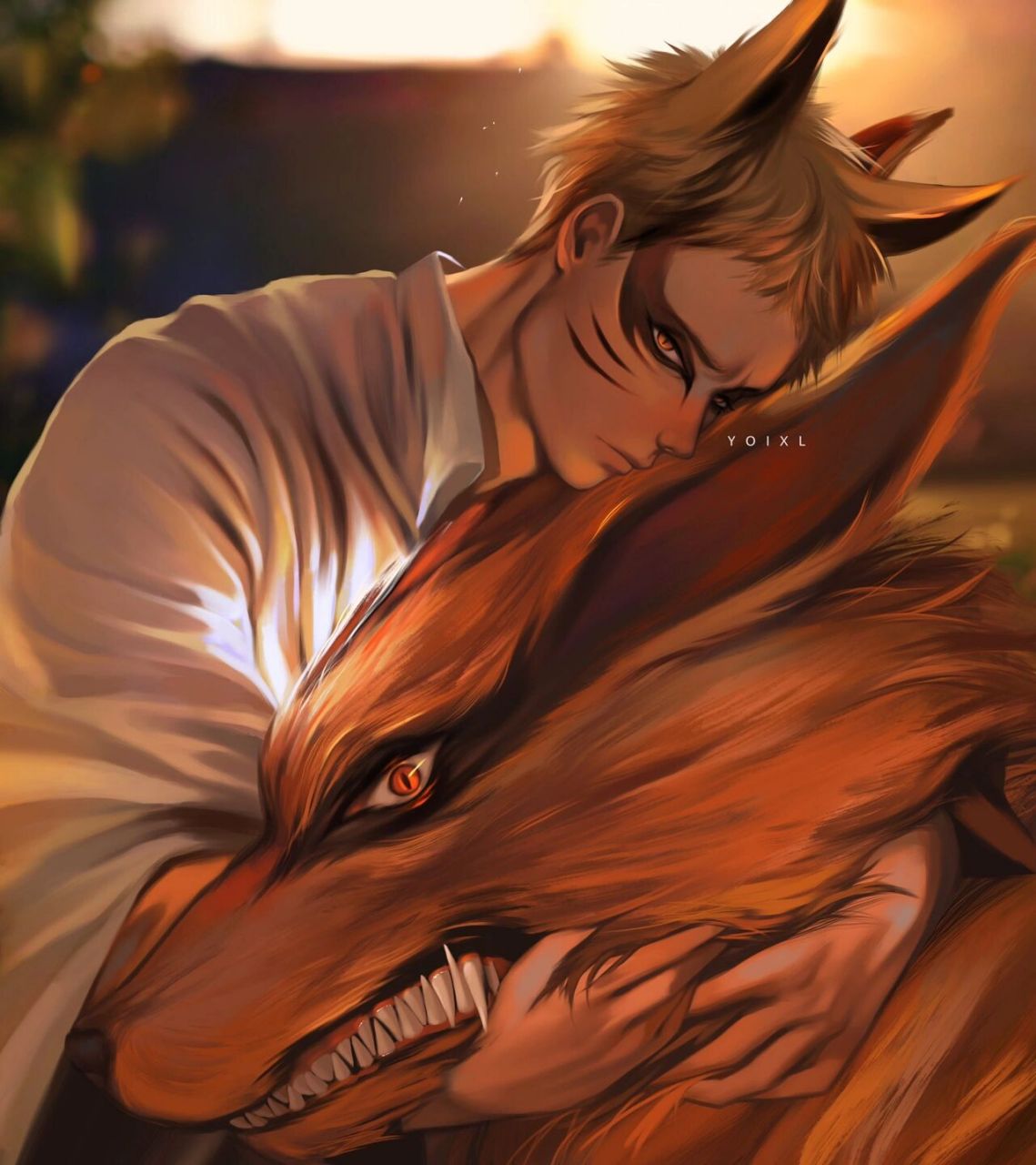 火影忍者 漩涡鸣人 九尾 重粒子模式 希望不久的将来,九喇嘛能回来!