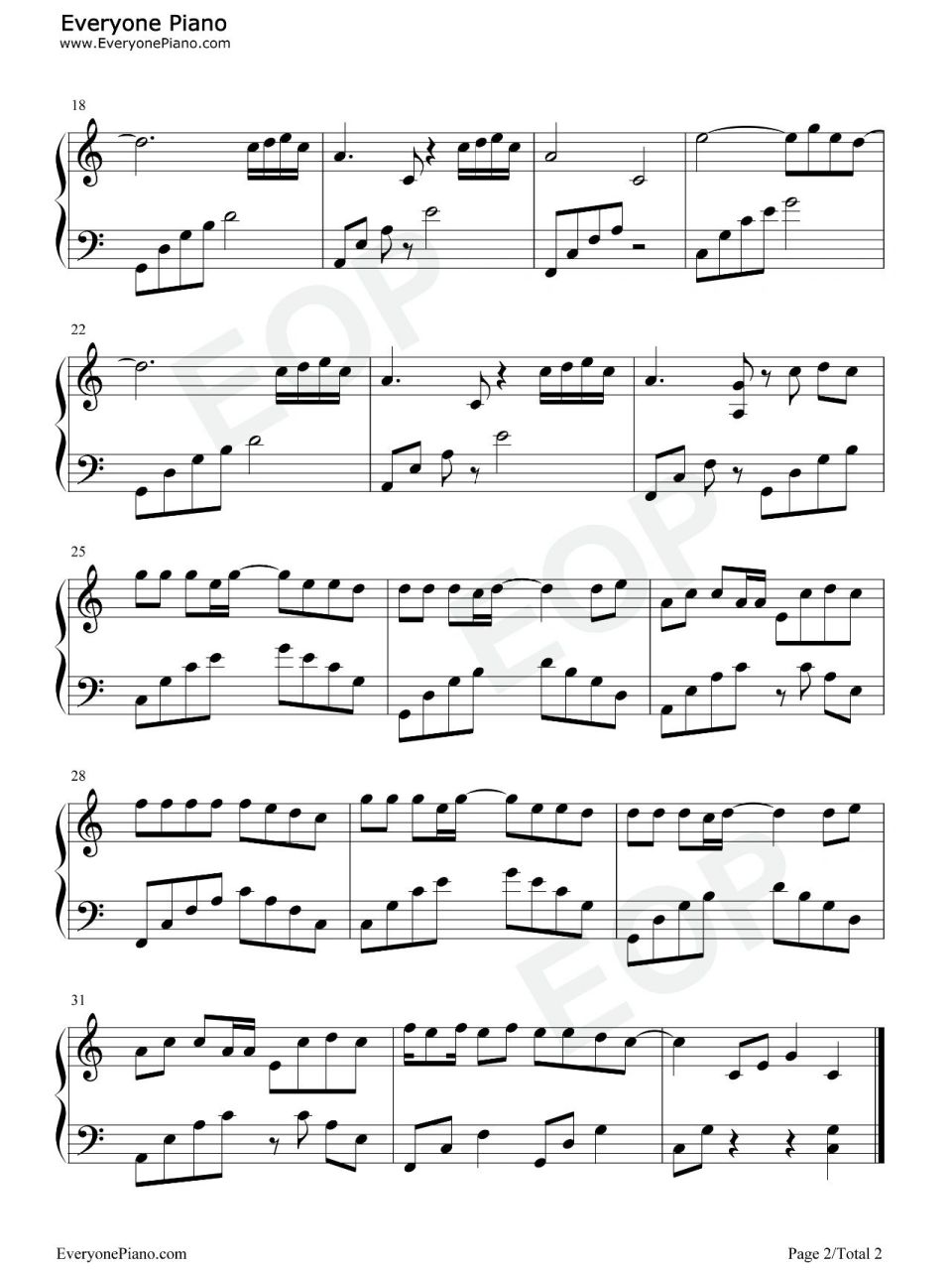 《少年》c调钢琴谱 "愿你出走半生,归来仍是少年"9797