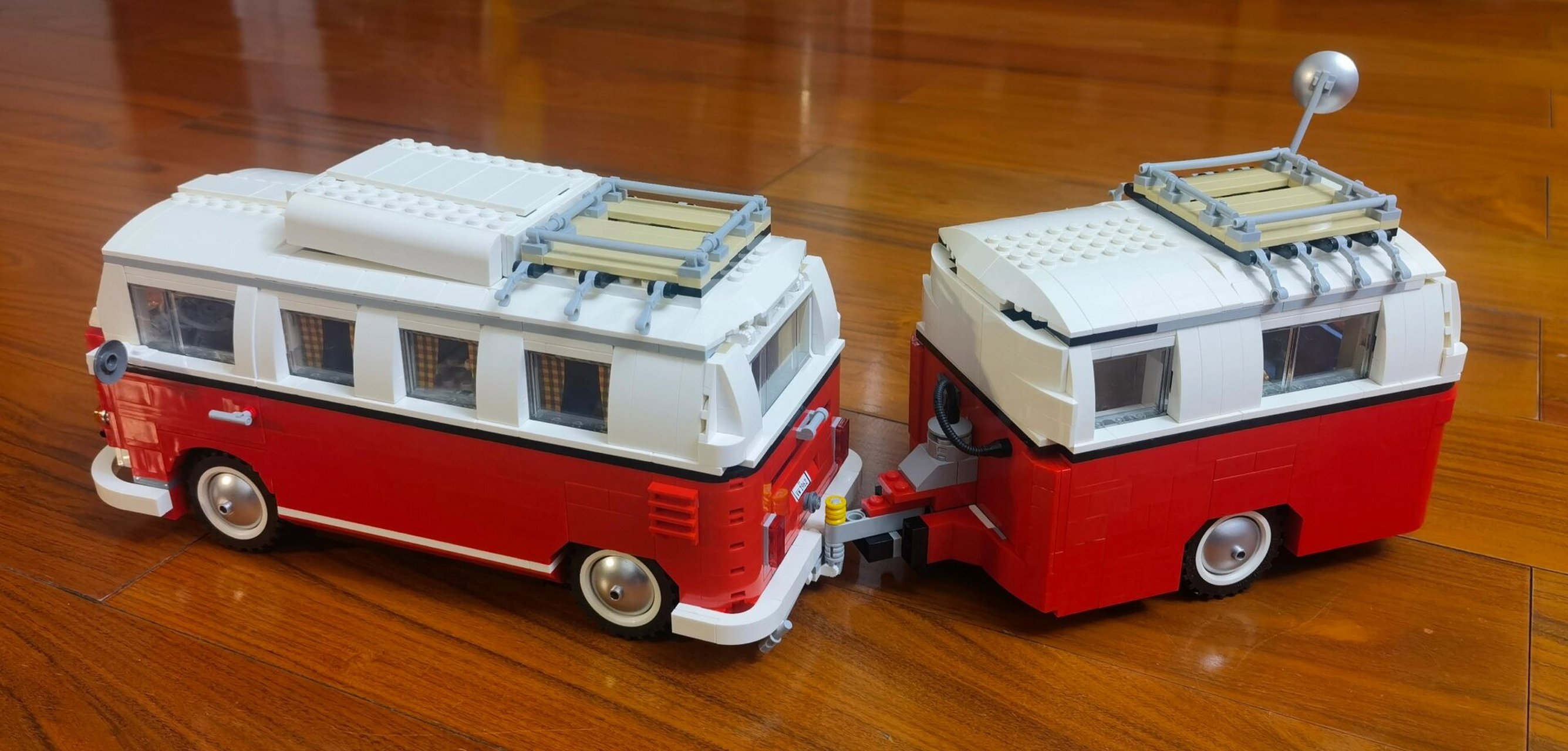 乐高大众t1拖车 经典永不过时!