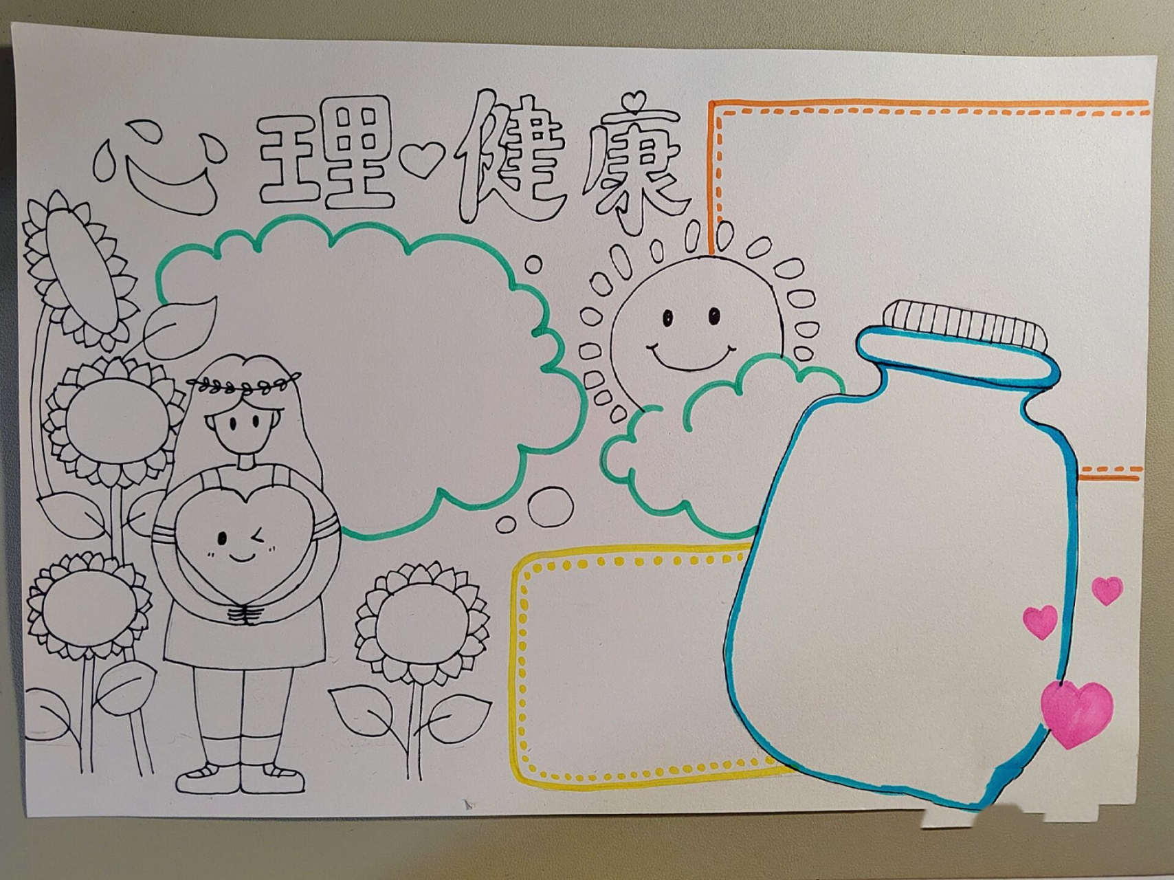 心理健康手抄报 | 小学手抄报