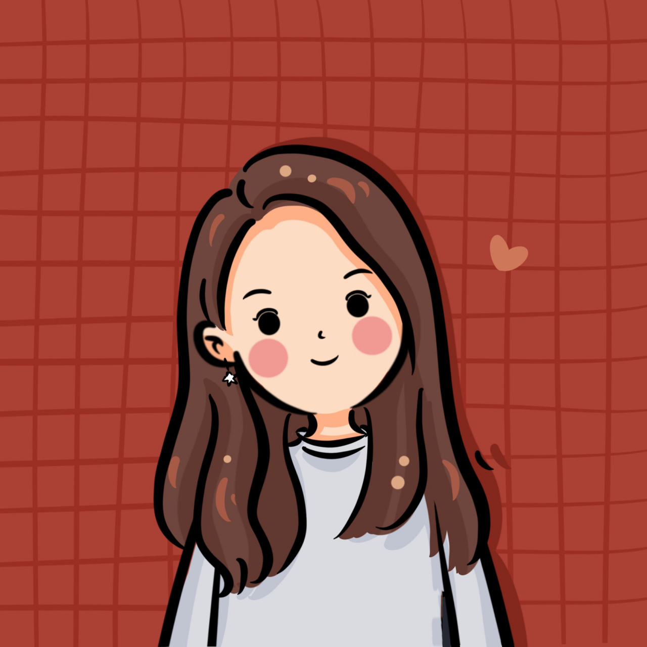 手绘可爱卡通头像,可可爱爱女生头像 照片转手绘可爱女生头像,描绘