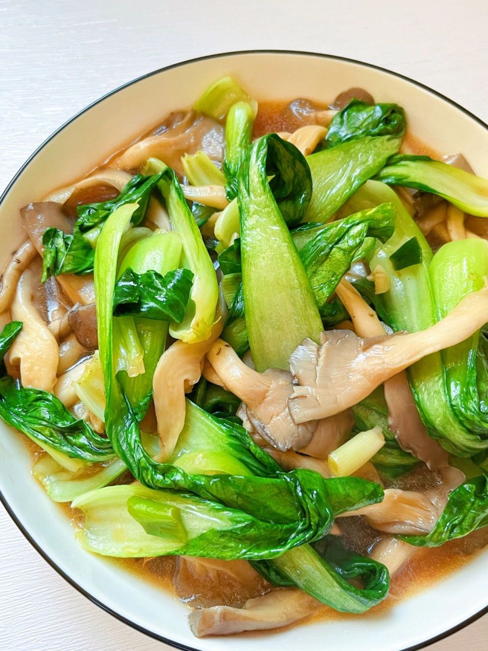 平菇炒青菜 | 鲜美无比,超级下饭 超级快手又有营养的一道菜,青菜脆爽