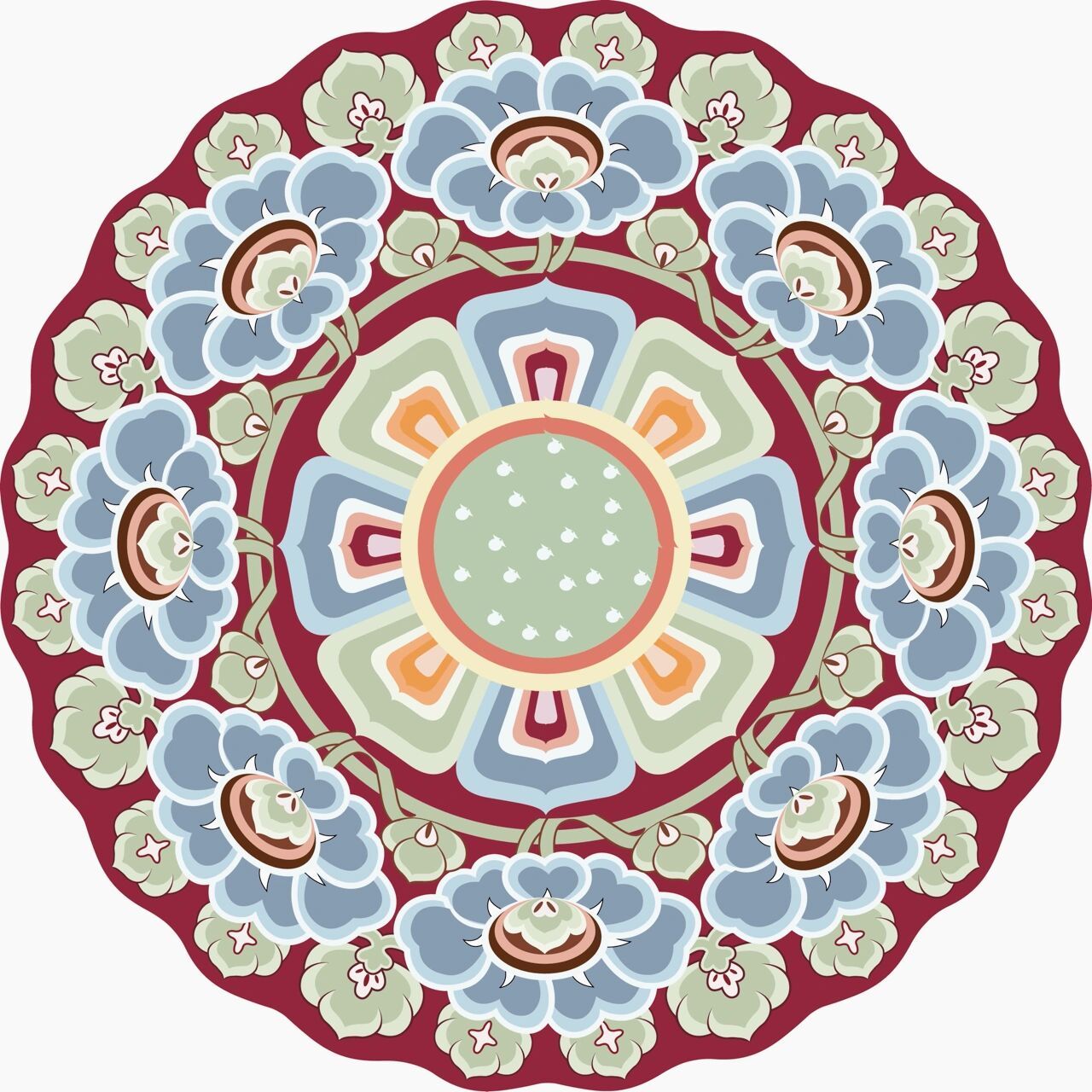 传统纹样 设计素材 汉服图案 配色           9898989898