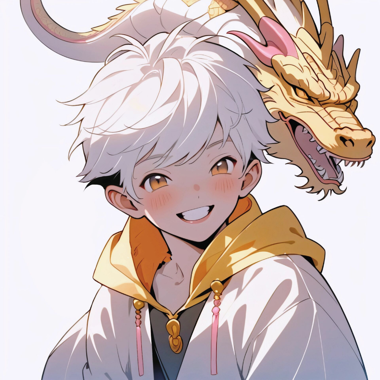 十二生肖龙少年男生头像 生肖龙男生头像 下一组生肖蛇头像 图看主页