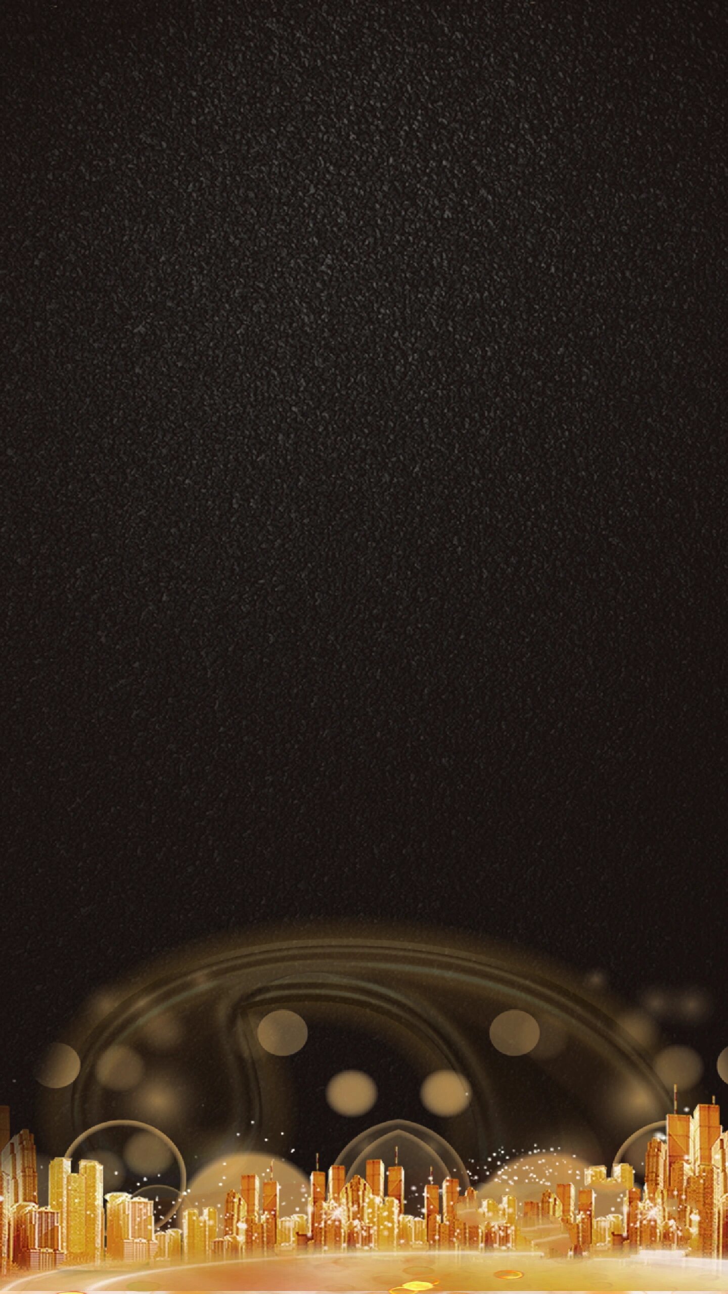 🔥黑金海报背景模板|招聘邀请函可用 ✨黑金是很有质感的配色